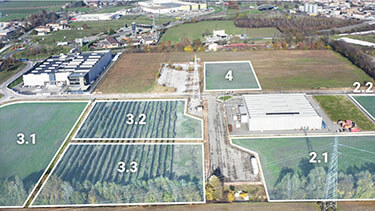 Aerial view of Nuove Fabbriche Industrial Village - view 3