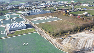 Aerial view of Nuove Fabbriche Industrial Village - view 5